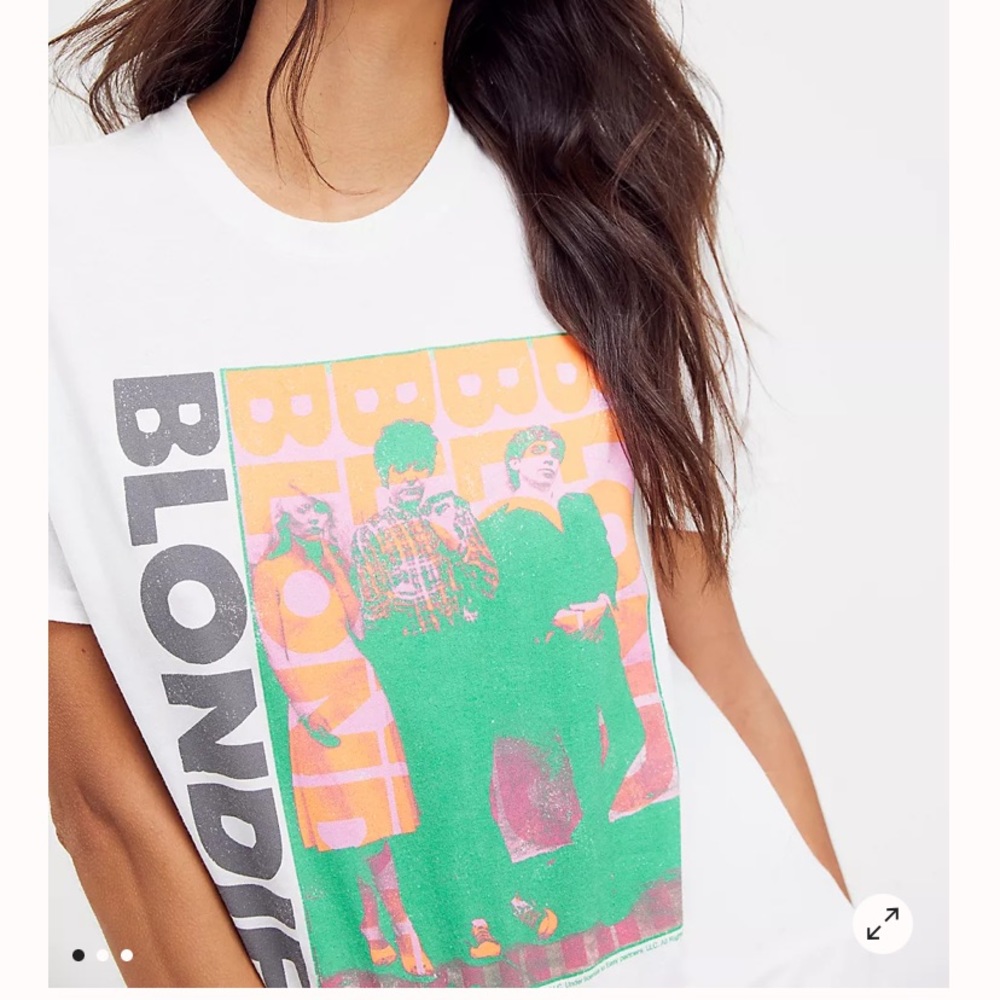 Free People/Junk Food Blondie Square Pose Tee - Size S